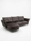 Sofa Calista 3 DIV Left antracīts