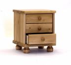 Naktsskapītis ar 3 atvilktnēm NS3A