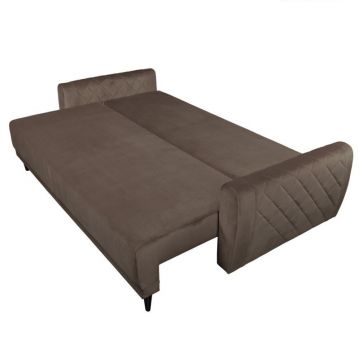 Izvelkama sofa Roma brūna