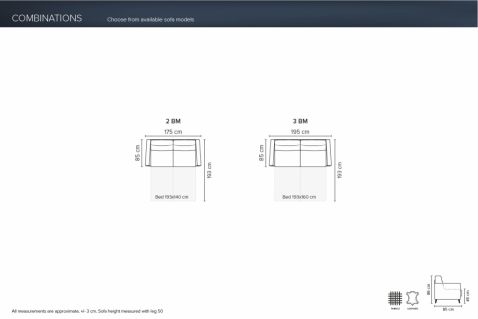 Izvelkama sofa Wilma 2 