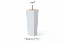 Konusveida koka kājas 18 cm bērza masīvs