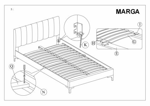 Gulta MARGA 160x200