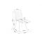 Krēsls CHIC Brego pelēks / melns