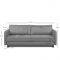 Izvelkama sofa Bruno pelēka