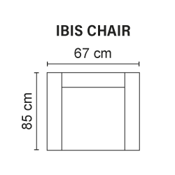 Atpūtas krēsls ar kāju soliņu IBIS Bellus 